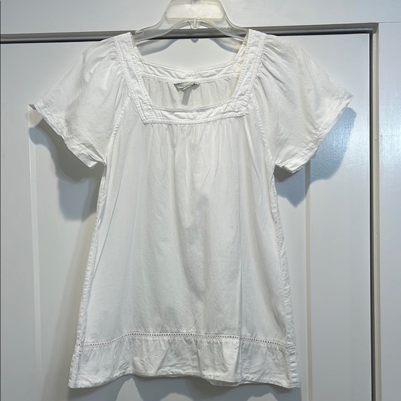 Garnet Hill Women's White Top size 2. - Picture 1 of 8